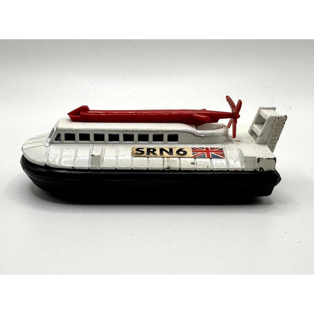 Vintage SRN6 Hovercraft Model Toy Retro Fun on Water